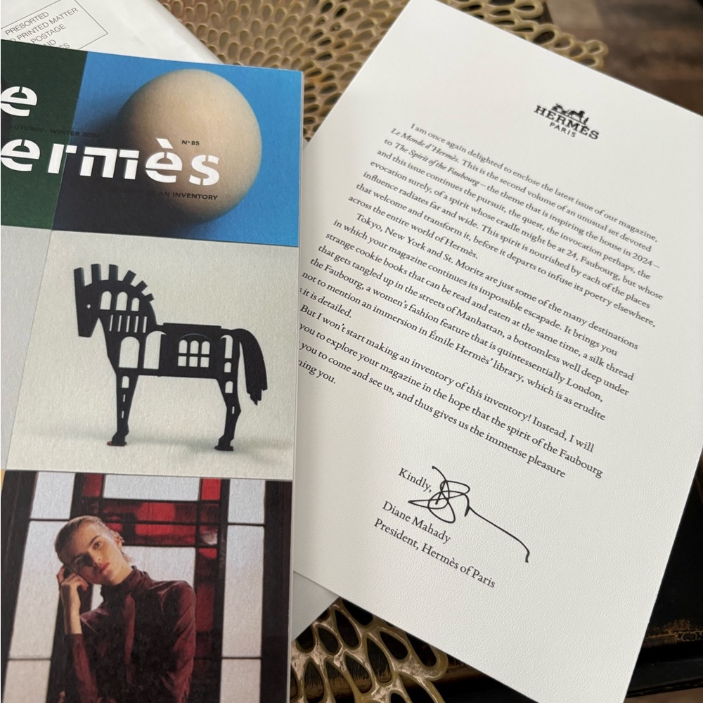 3 Hermès Illustrated Magazine Cover 3 book set great for designer look home/offi